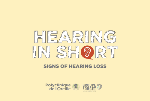 Signs of hearing loss