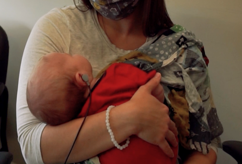 How does newborn hearing screening work for newborns?